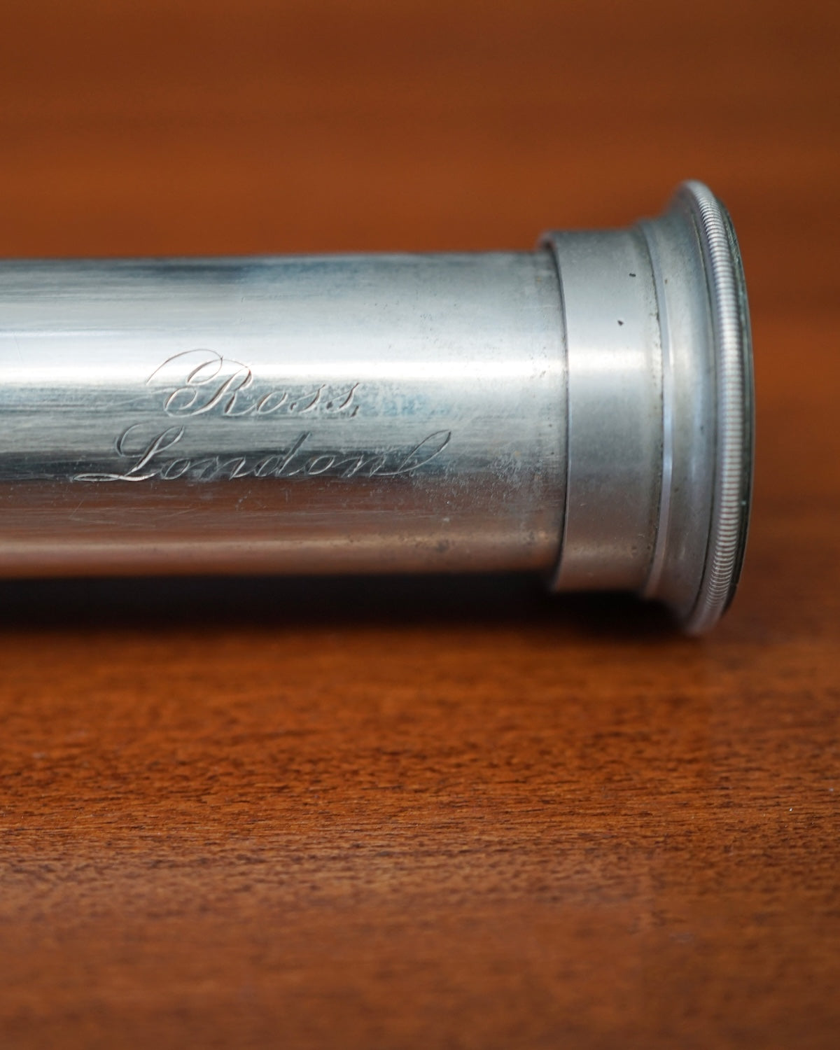 Excellent Nickel Silver 4 Drawer Telescope by Ross Trinity Marine