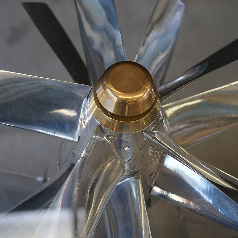 polished tigerfish torpedo table