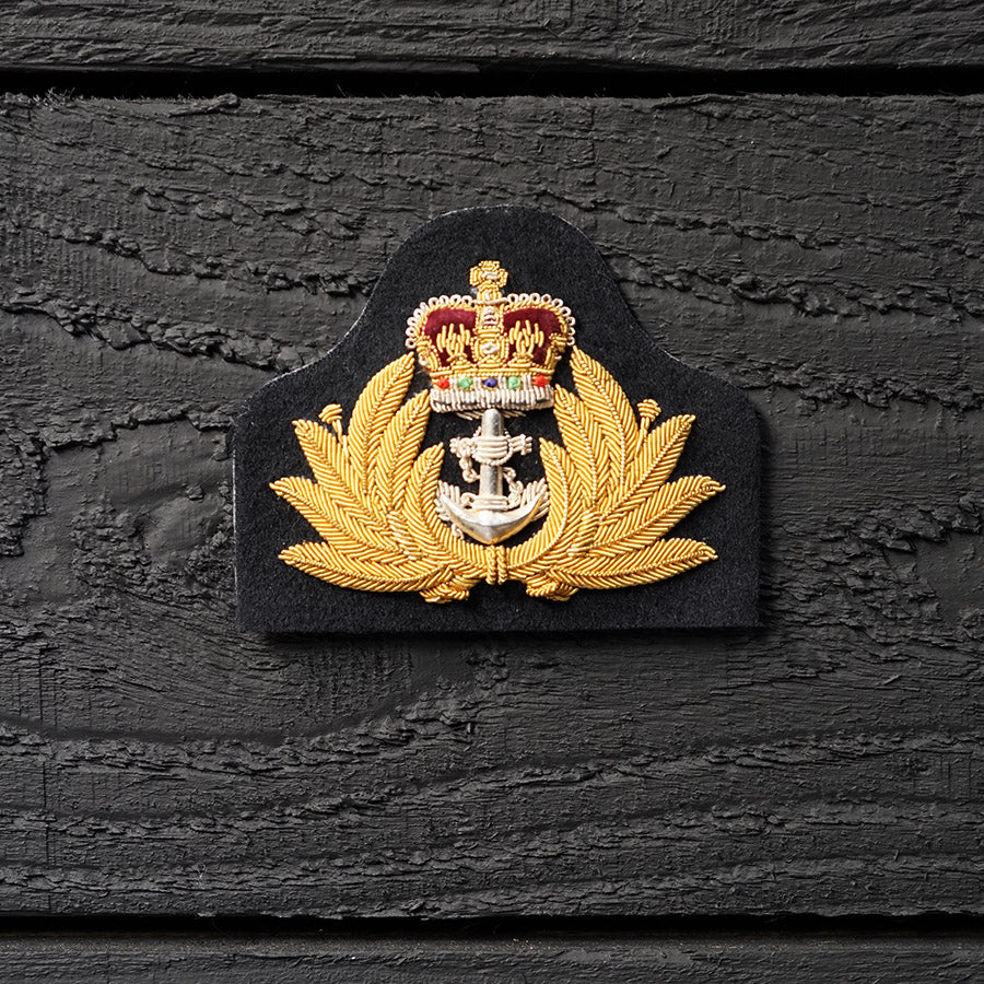 Royal Navy Uniform Badge – Officers Cap Badge Trinity Marine