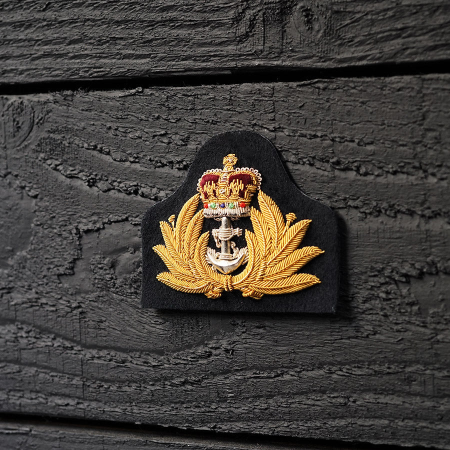 Royal Navy Uniform Badge – Officers Cap Badge Trinity Marine