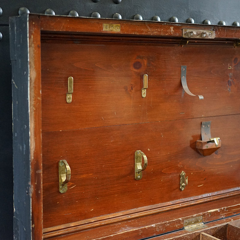Painted Royal Navy Officers Trunk Trinity Marine