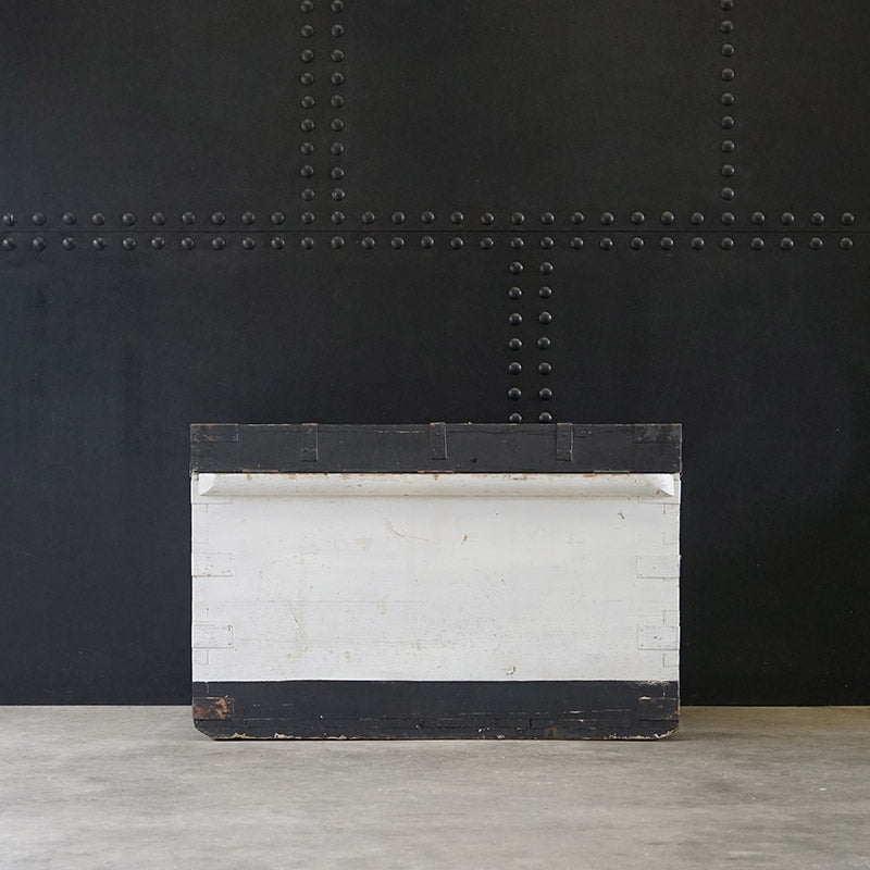 Painted Royal Navy Officers Trunk Trinity Marine