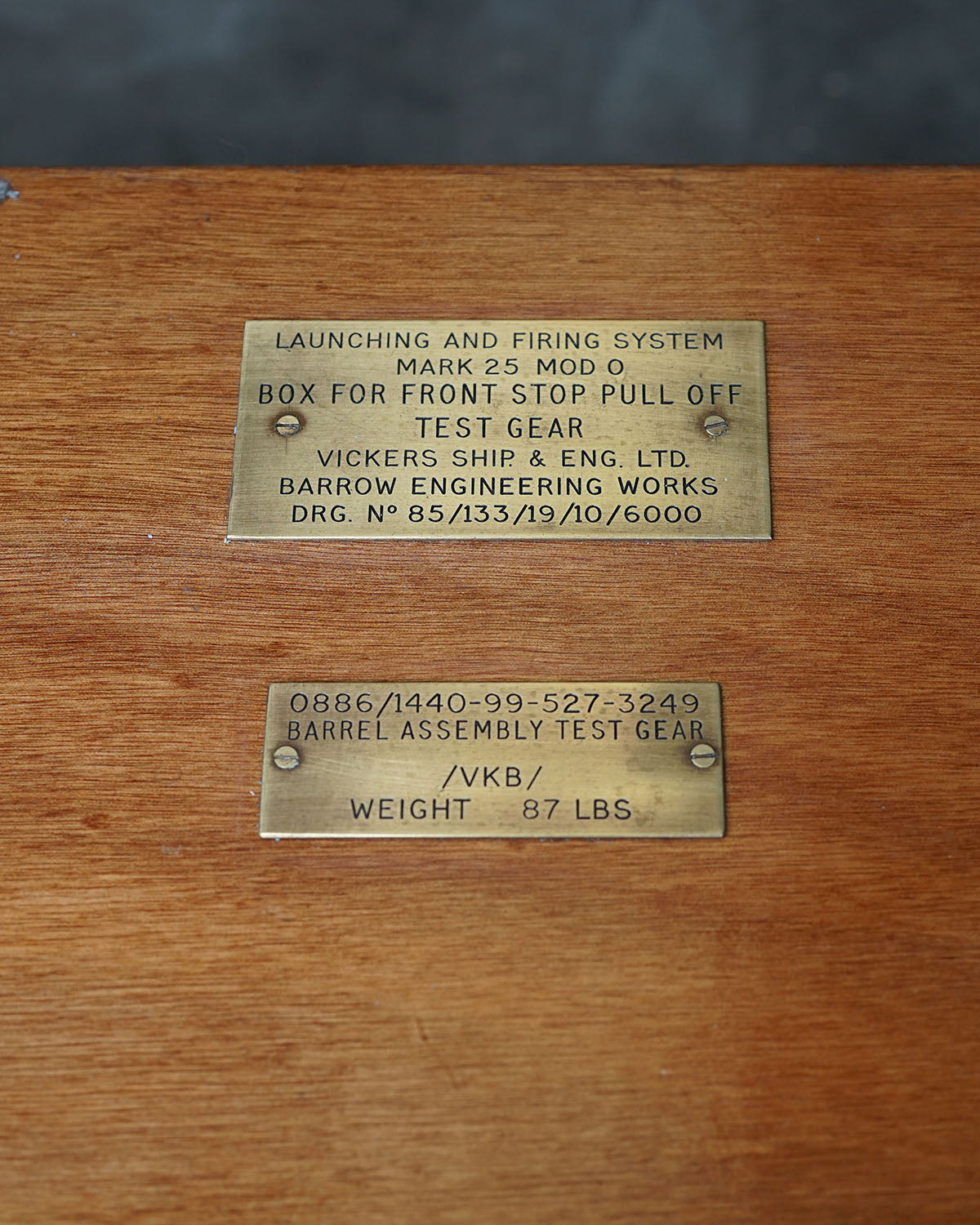 Royal Navy Instrument Storage Box Trinity Marine