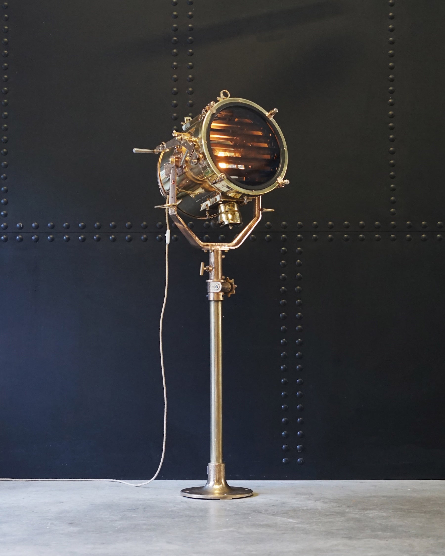 Royal Navy Warship Signal Lamp on Stand Trinity Marine