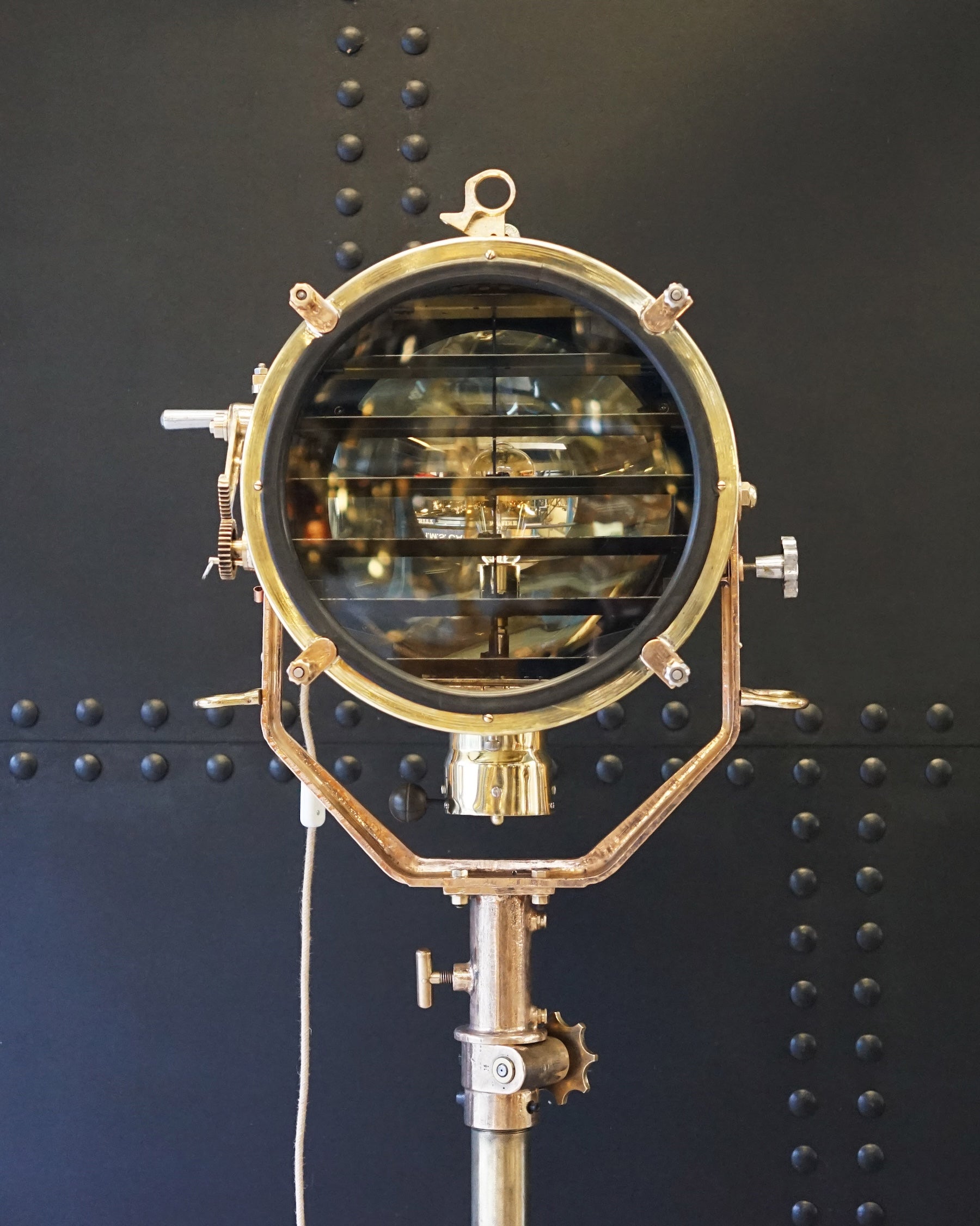 Royal Navy Warship Signal Lamp on Stand Trinity Marine