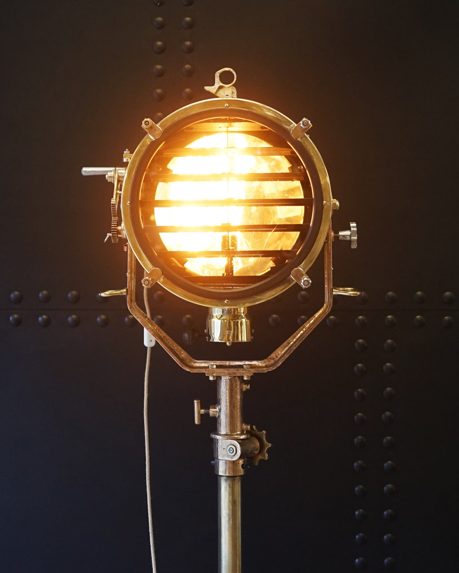 Royal Navy Warship Signal Lamp on Stand Trinity Marine