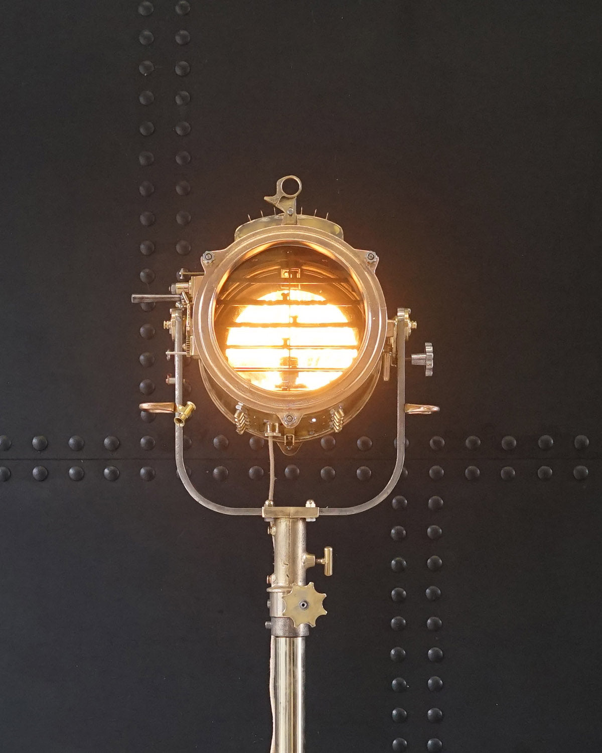 Royal Navy Warship Signal Lamp on Stand
