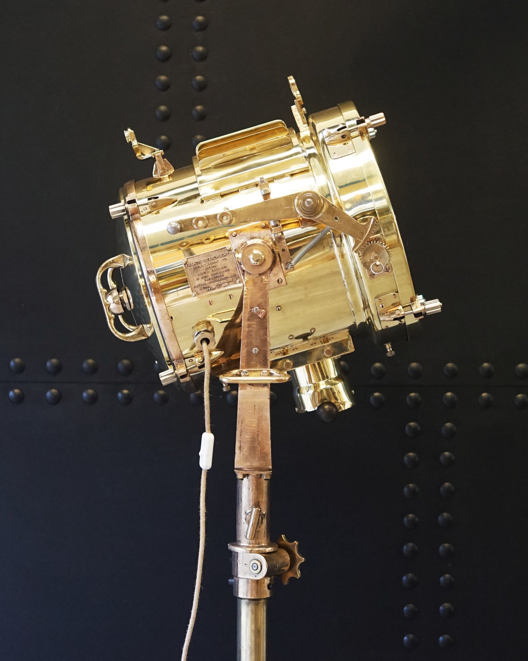 Royal Navy Warship Signal Lamp on Stand Trinity Marine