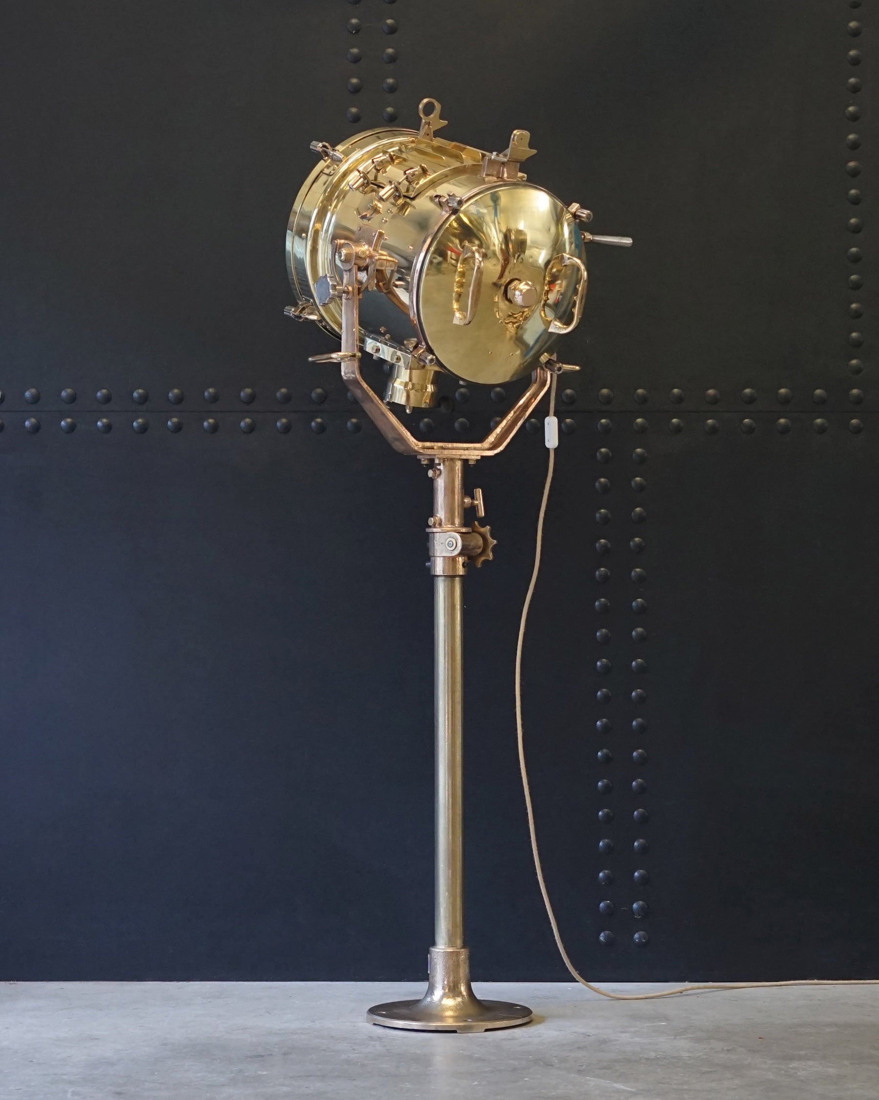 Royal Navy Warship Signal Lamp on Stand Trinity Marine