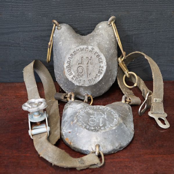 Russian Diving Weight Set - Front & Back Trinity Marine
