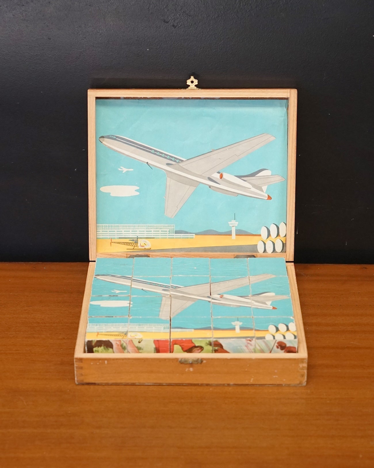Rare French Line Cube Puzzle Trinity Marine