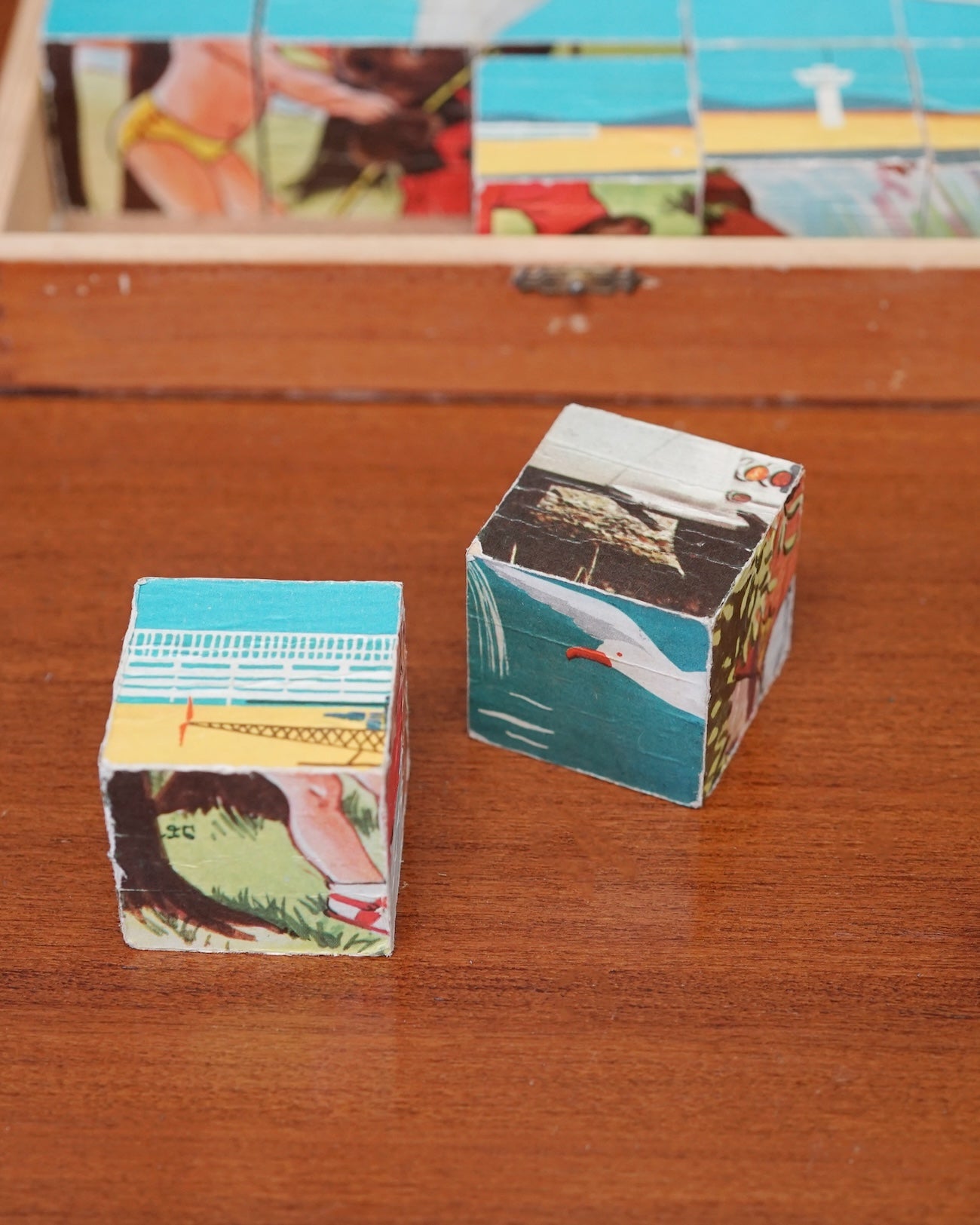 Rare French Line Cube Puzzle Trinity Marine