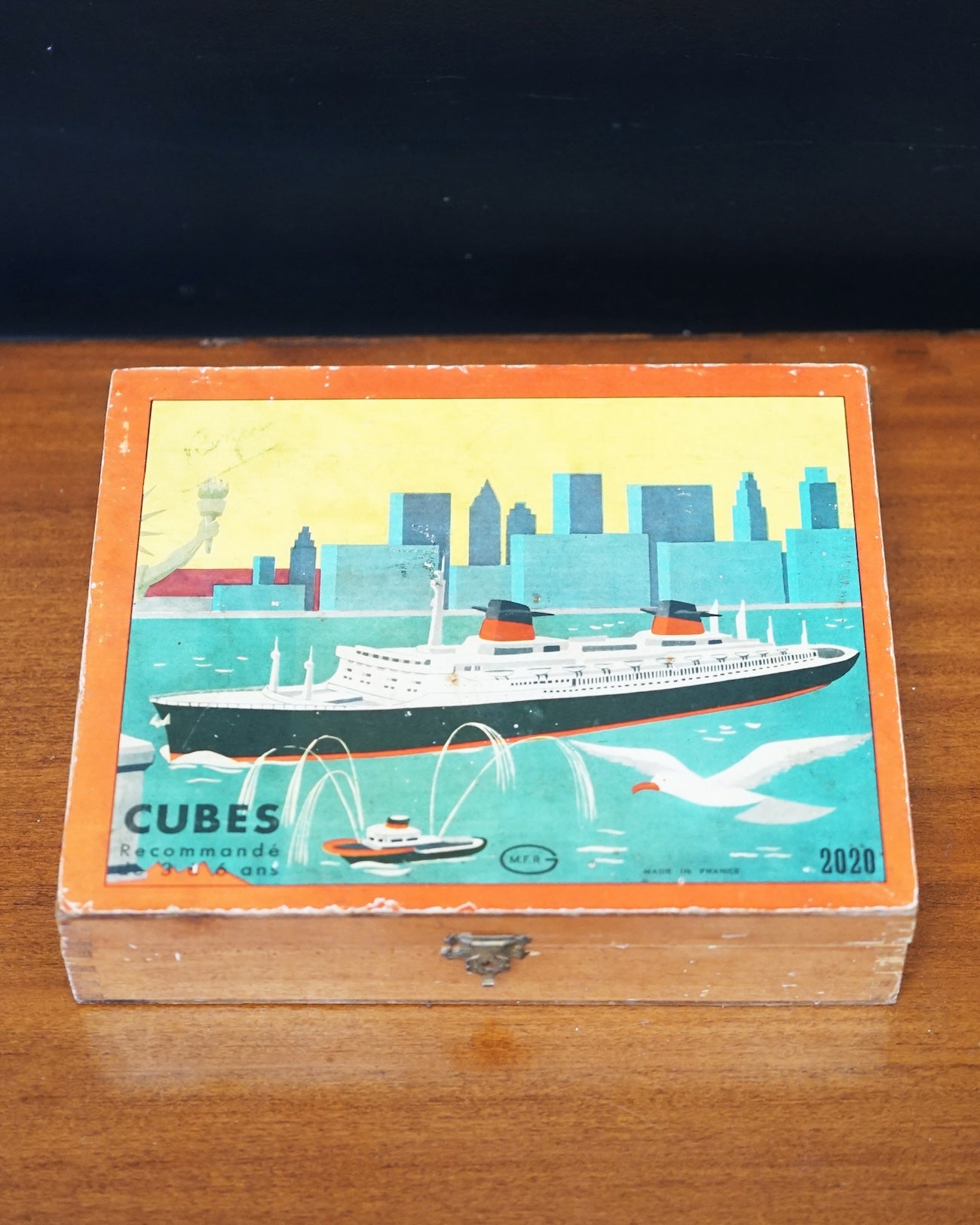 Rare French Line Cube Puzzle Trinity Marine