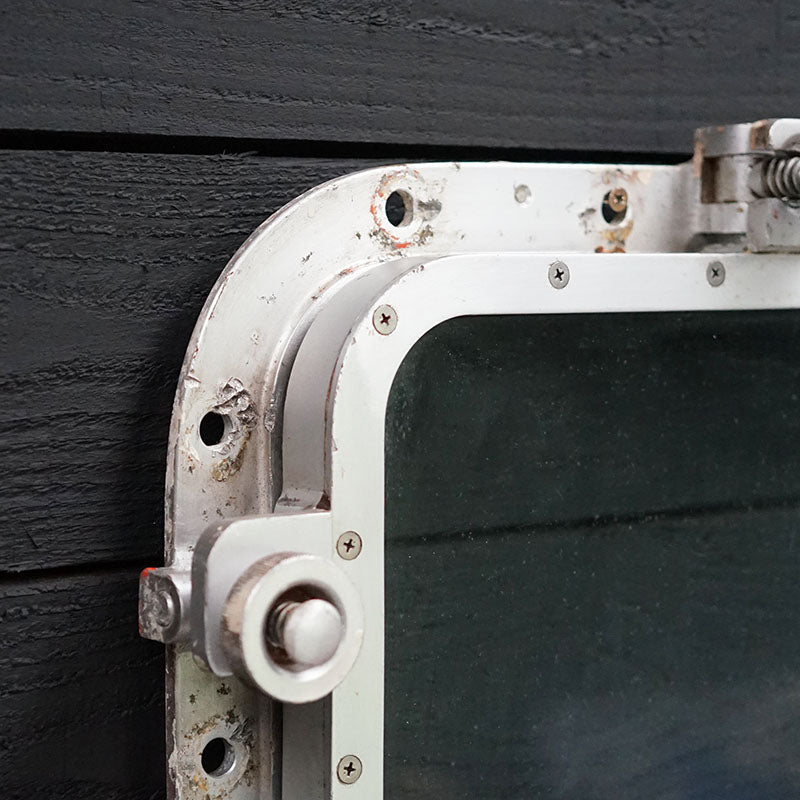 Salvaged Aluminium 4 Dial Opening Ships Window Trinity Marine