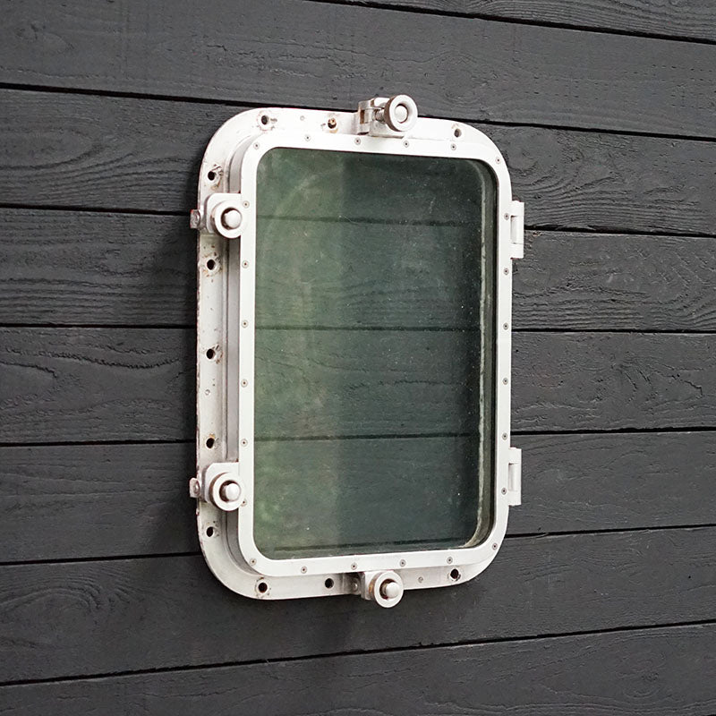 Salvaged Aluminium 4 Dial Opening Ships Window Trinity Marine