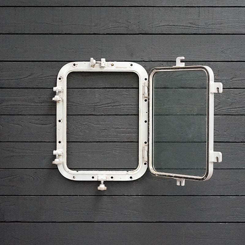 Salvaged Aluminium 4 Dial Opening Ships Window Trinity Marine