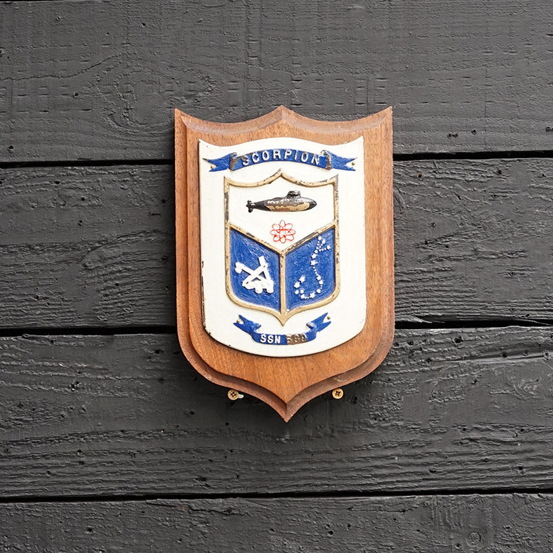 USS Scorpion Sqn (SSN-589) Wardroom Badge Trinity Marine