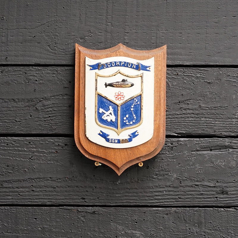 USS Scorpion Sqn (SSN-589) Wardroom Badge Trinity Marine