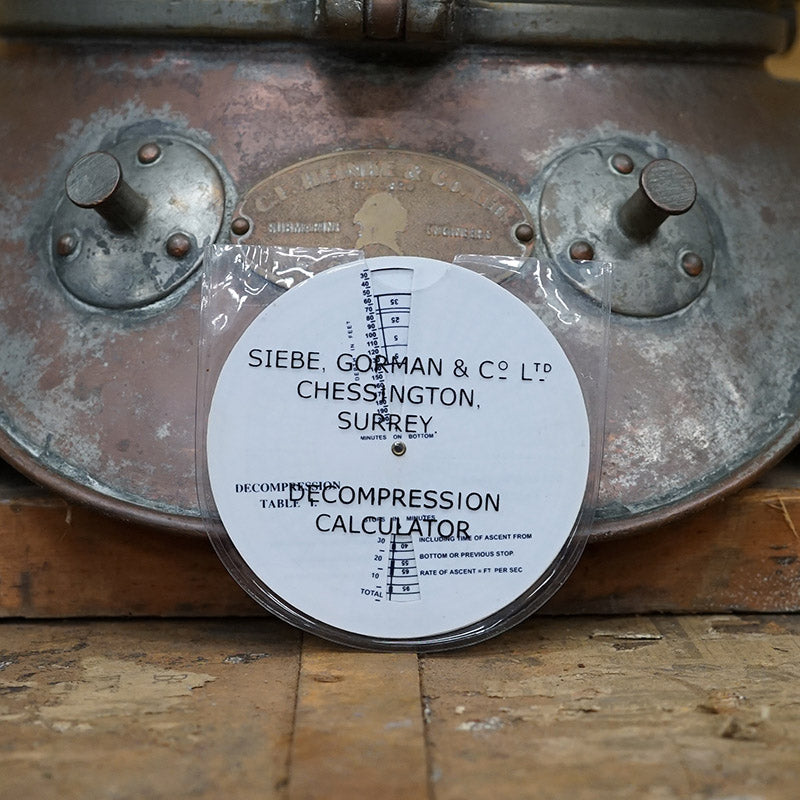 Siebe Gorman Decompression Calculator Trinity Marine