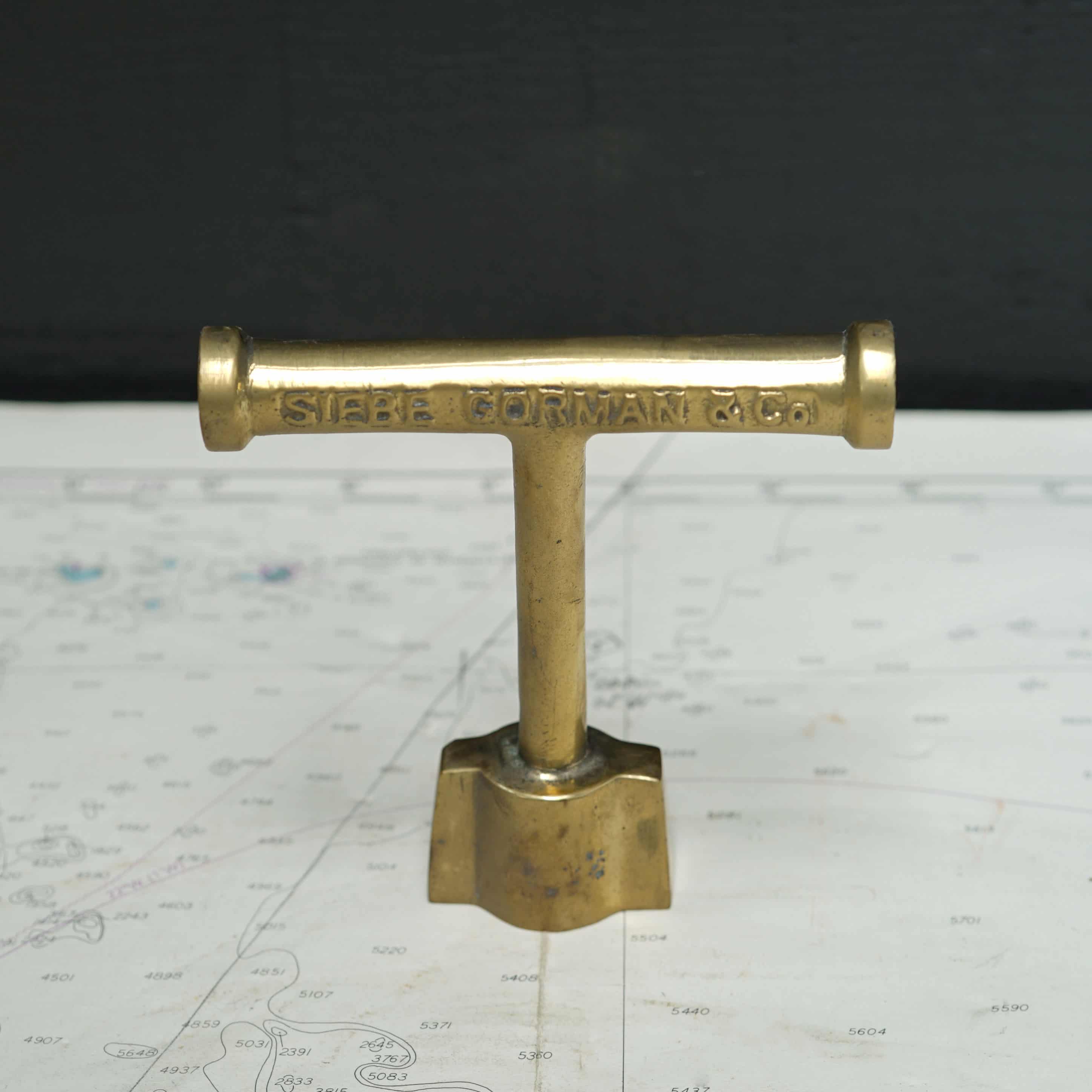 Vintage Siebe Gorman Helmet T Wrench Trinity Marine