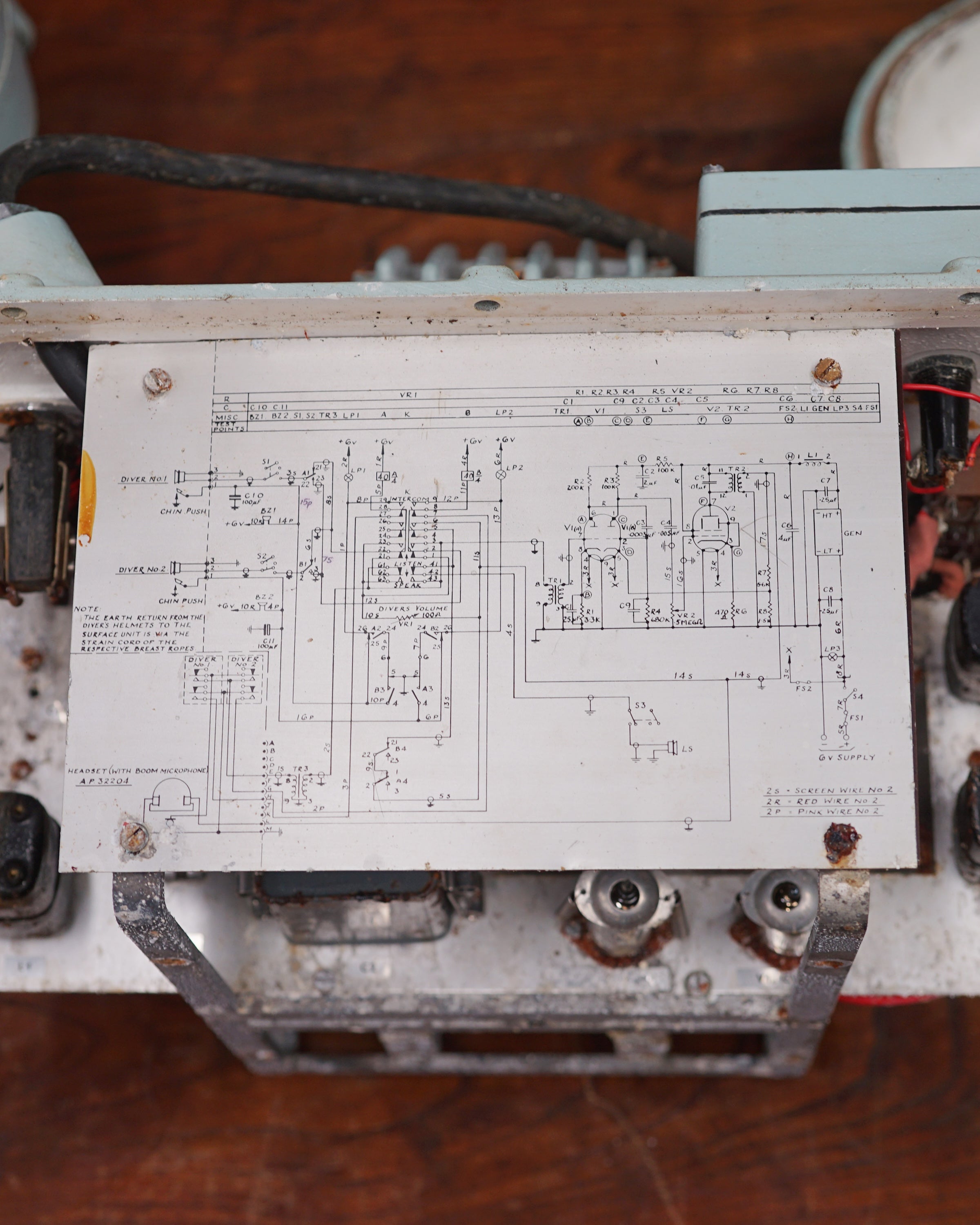 Royal Navy Siebe Gorman Diver’s Surface Intercom - No 1 Trinity Marine