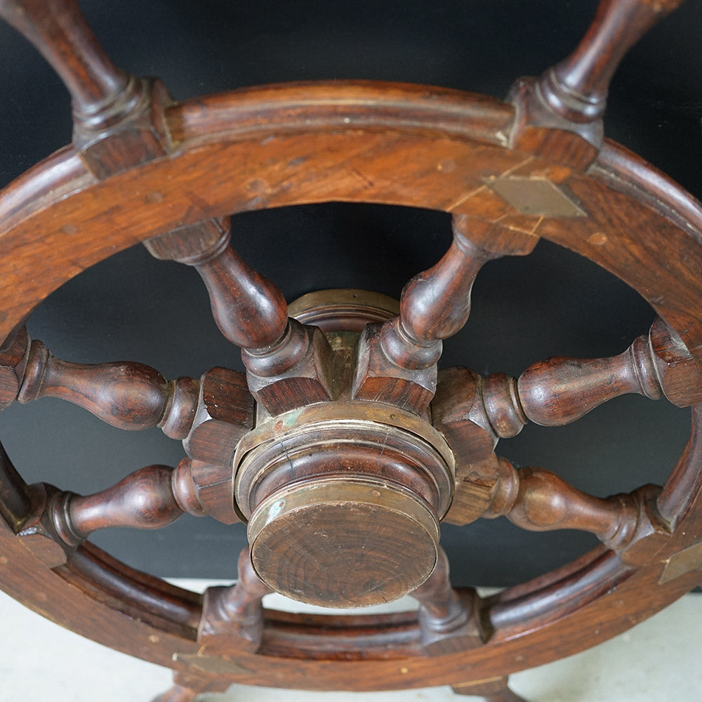 Small 19th Cent. Ships Wheel Trinity Marine