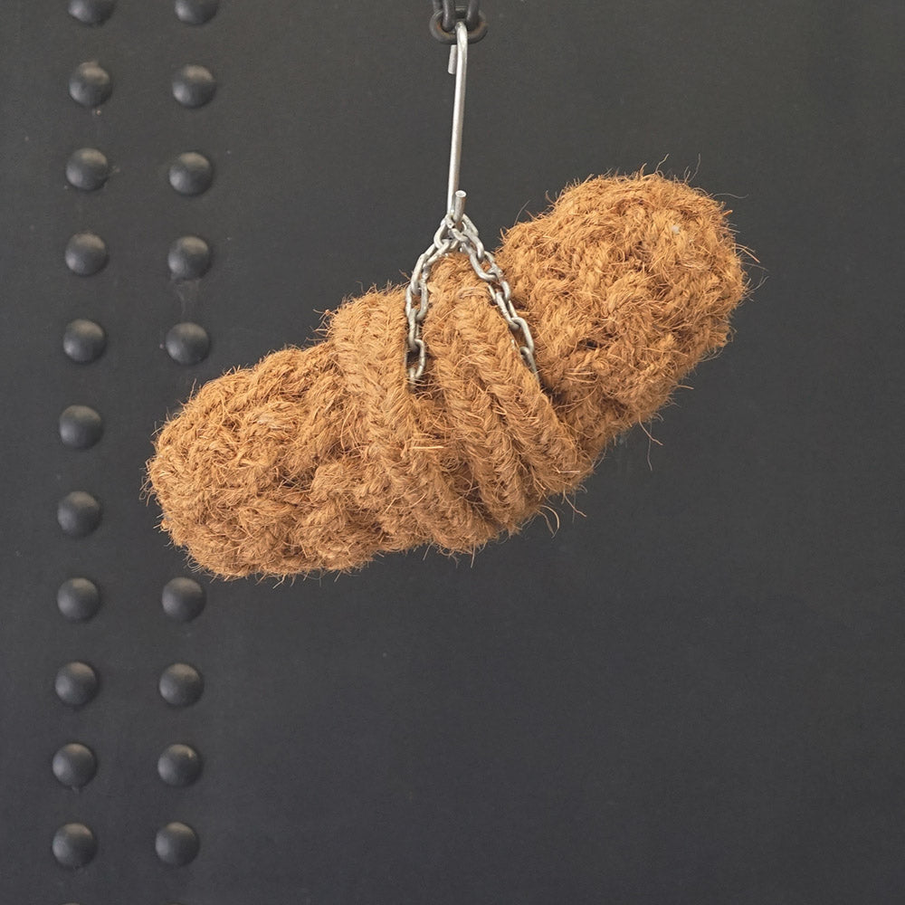 Small Reclaimed Natural Coir Boat Fender - Chain Trinity Marine