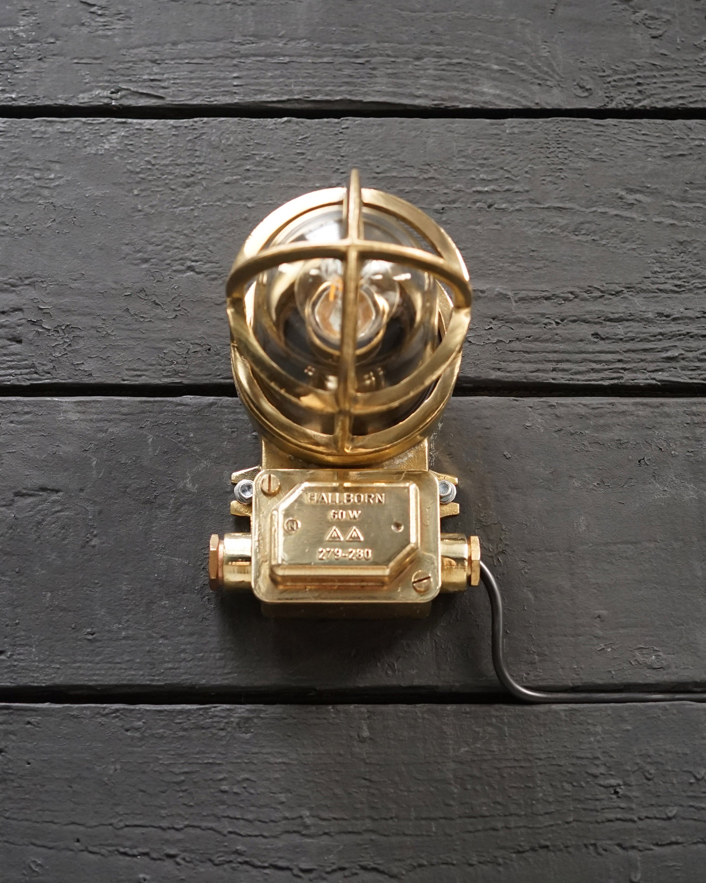 Small Vintage Swedish Ships Wall Lights - Conduit Trinity Marine
