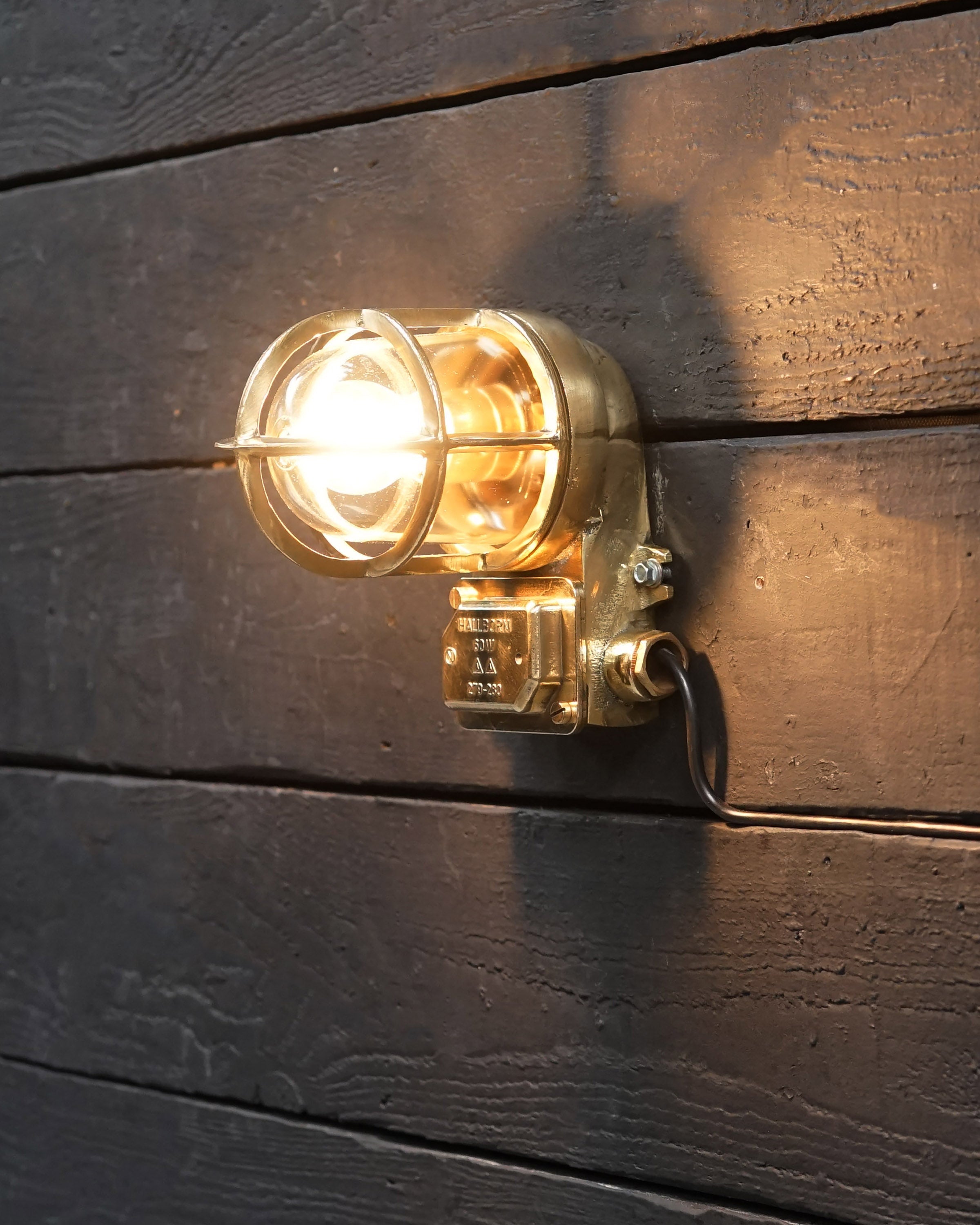 Small Vintage Swedish Ships Wall Lights - Conduit Trinity Marine