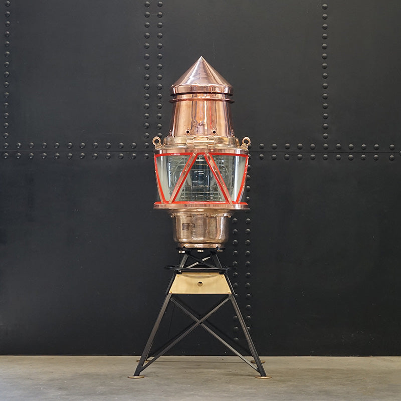 Spectacular Huge Trinity House Buoy Beacon on Stand Trinity Marine