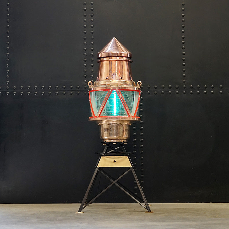 Spectacular Huge Trinity House Buoy Beacon on Stand Trinity Marine