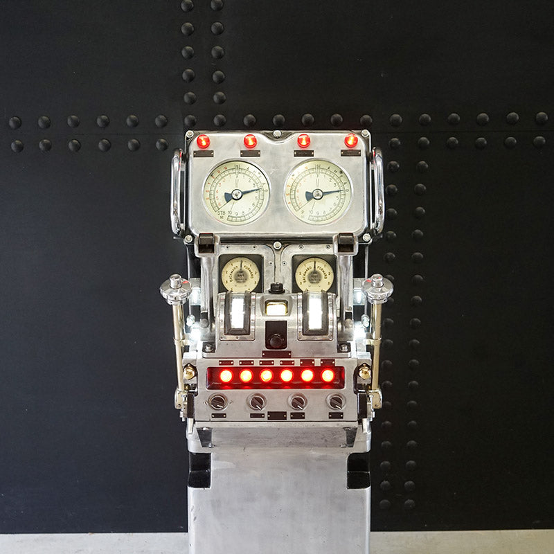 Spectacular Warship Engine Controls Console C.1980’s Trinity Marine