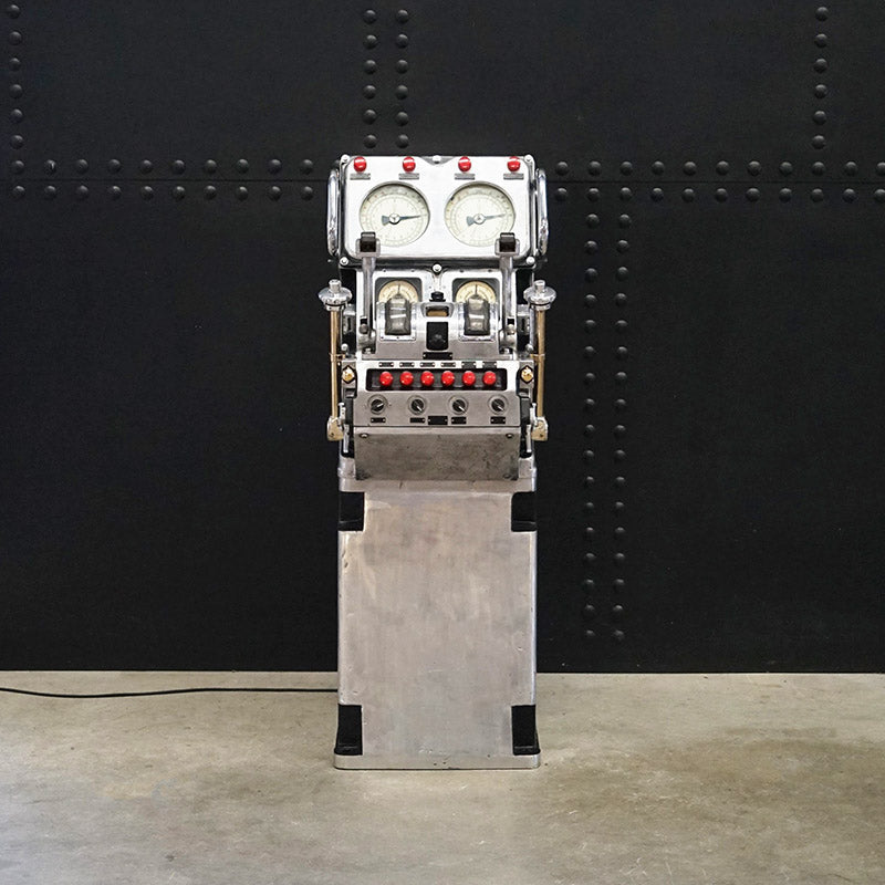 Spectacular Warship Engine Controls Console C.1980’s Trinity Marine