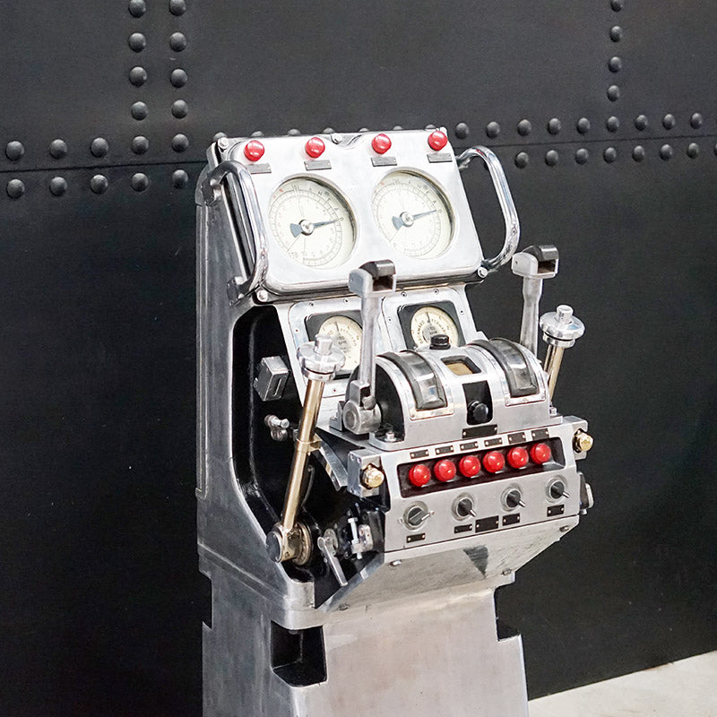 Spectacular Warship Engine Controls Console C.1980’s Trinity Marine