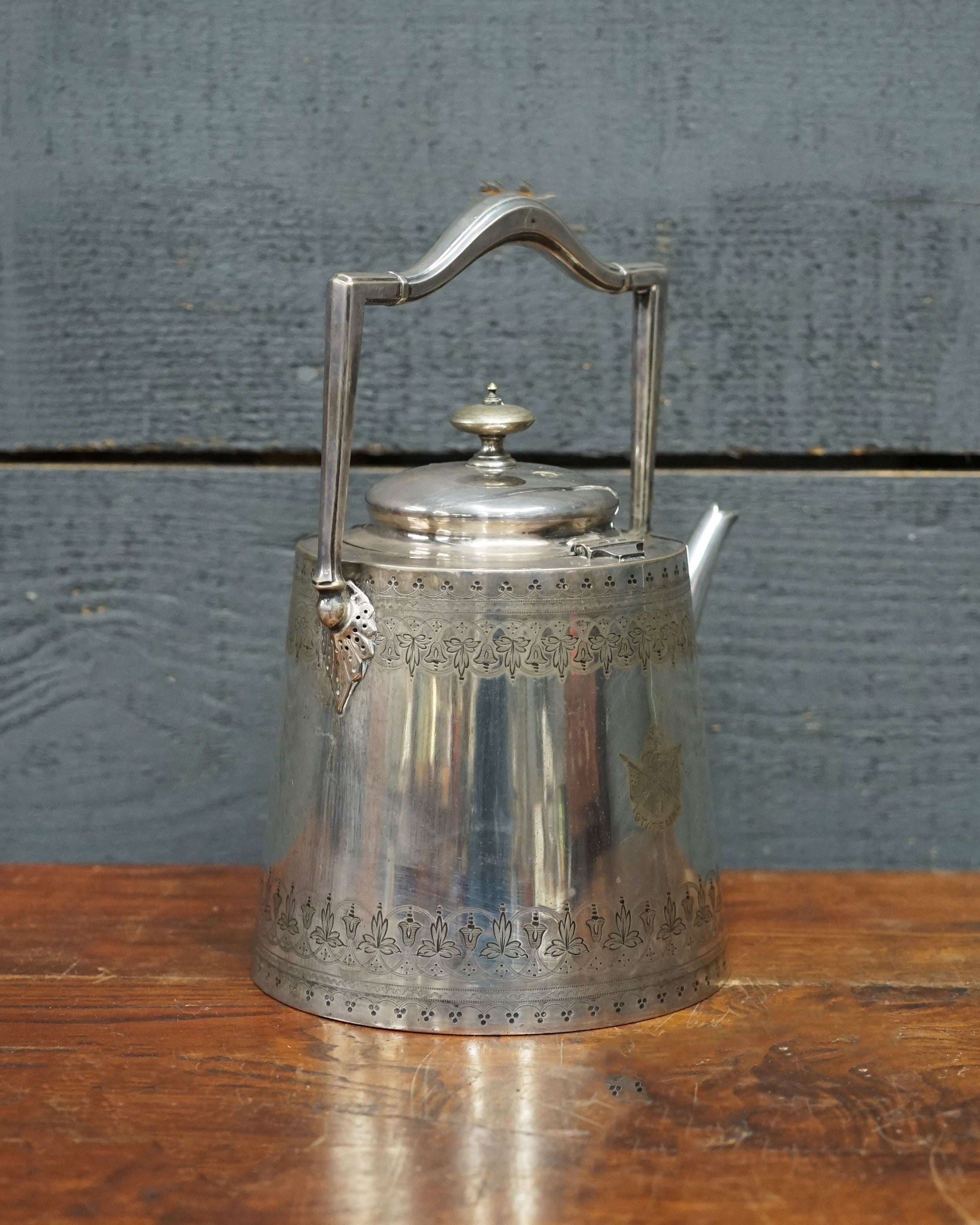 Rare “State Line” Steamer Ships Teapot – 1872 Trinity Marine