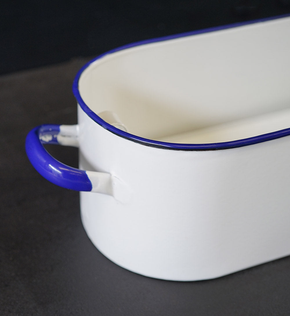 Home Office 1950s Enamel Medical Sterilizer Tray - Box Fresh Trinity Marine