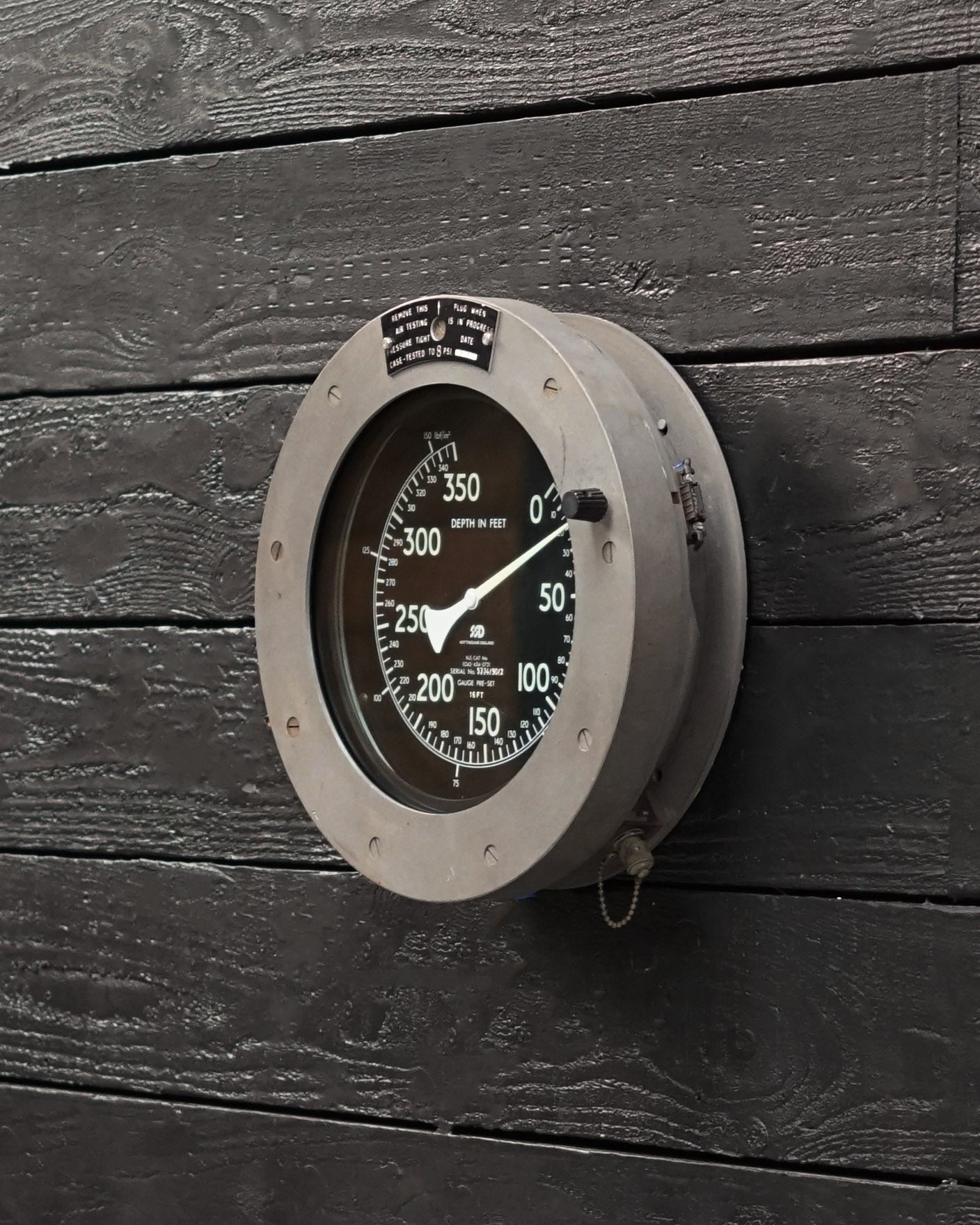 Submarine Depth Gauge - Triton Class  Trinity Marine