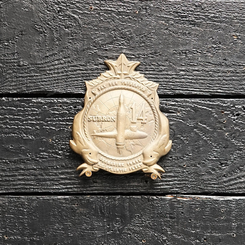 USS Subron 14 Wardroom Badge Trinity Marine