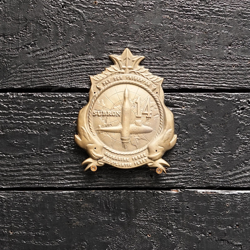 USS Subron 14 Wardroom Badge Trinity Marine