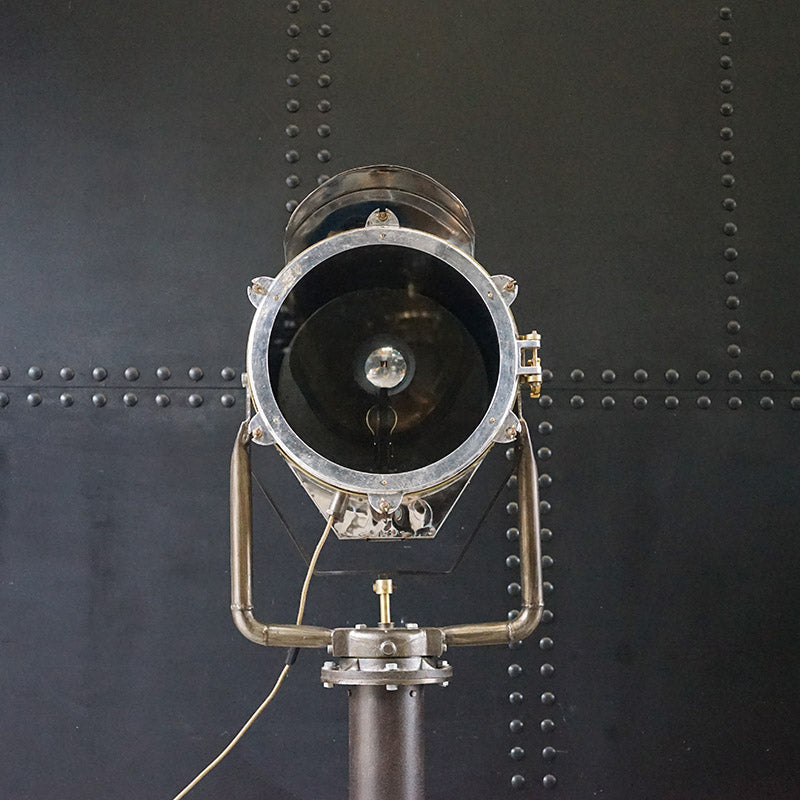 Vintage Merchant Ships Searchlight on Hexagon Pedestal Trinity Marine