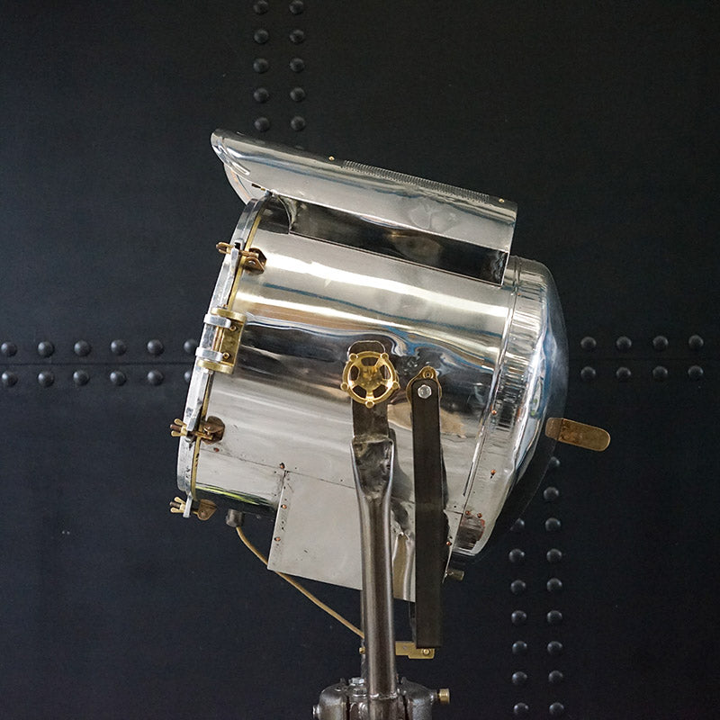 Vintage Merchant Ships Searchlight on Hexagon Pedestal Trinity Marine