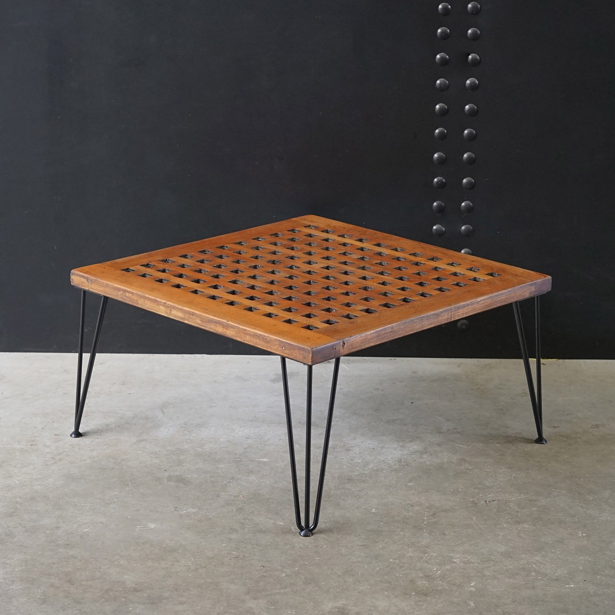 HMS Hermes Grating Coffee Table Trinity Marine