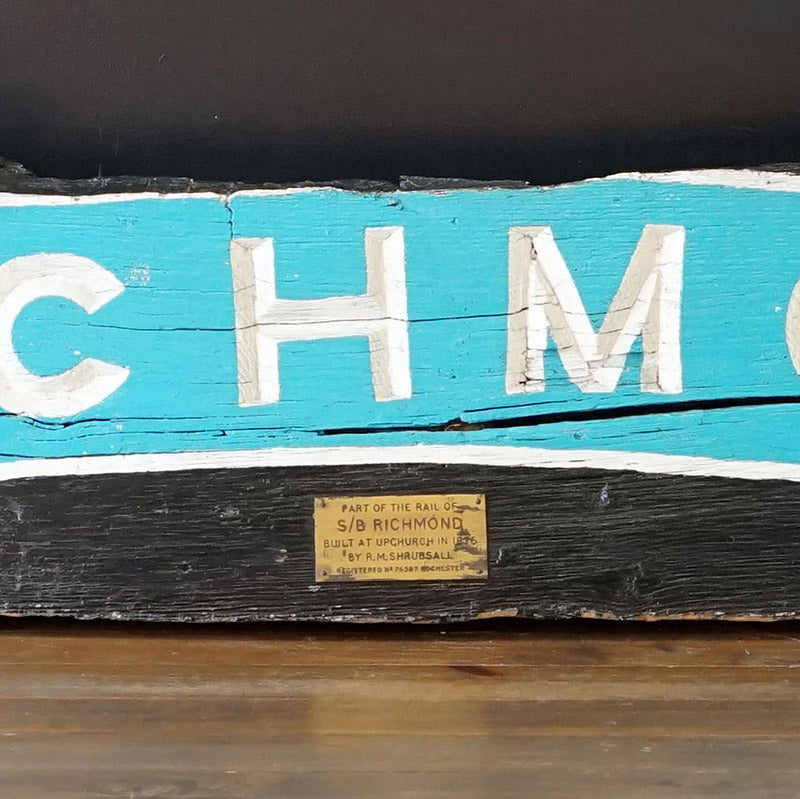 Thames Sailing Barge Name Board - Richmond Trinity Marine
