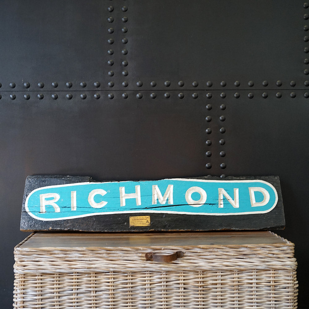 Thames Sailing Barge Name Board - Richmond Trinity Marine