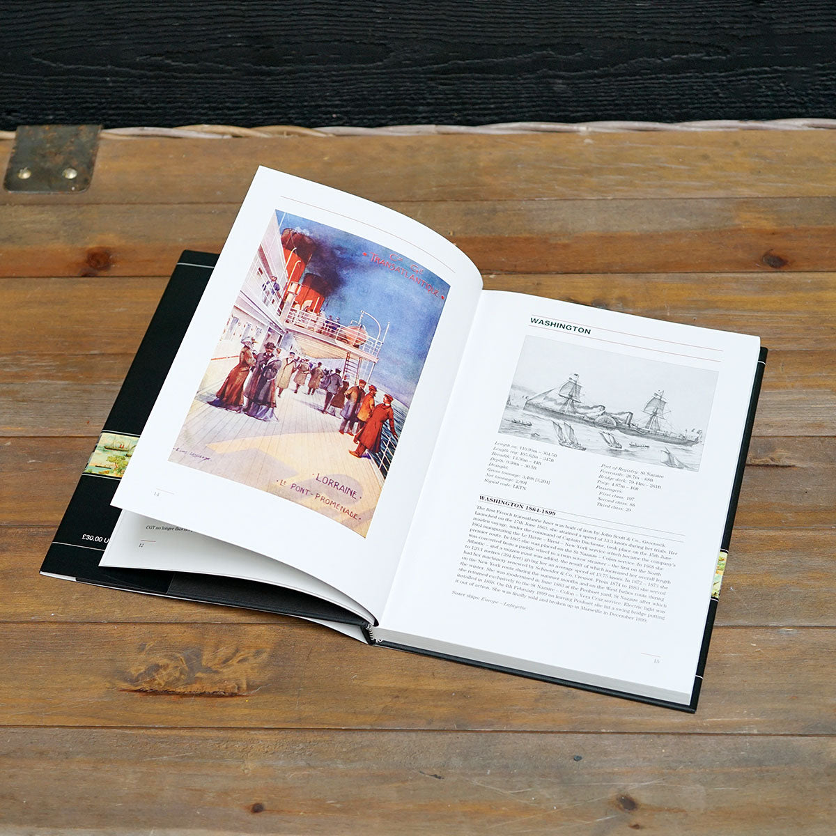 The French Line Book - A History In Postcards Trinity Marine