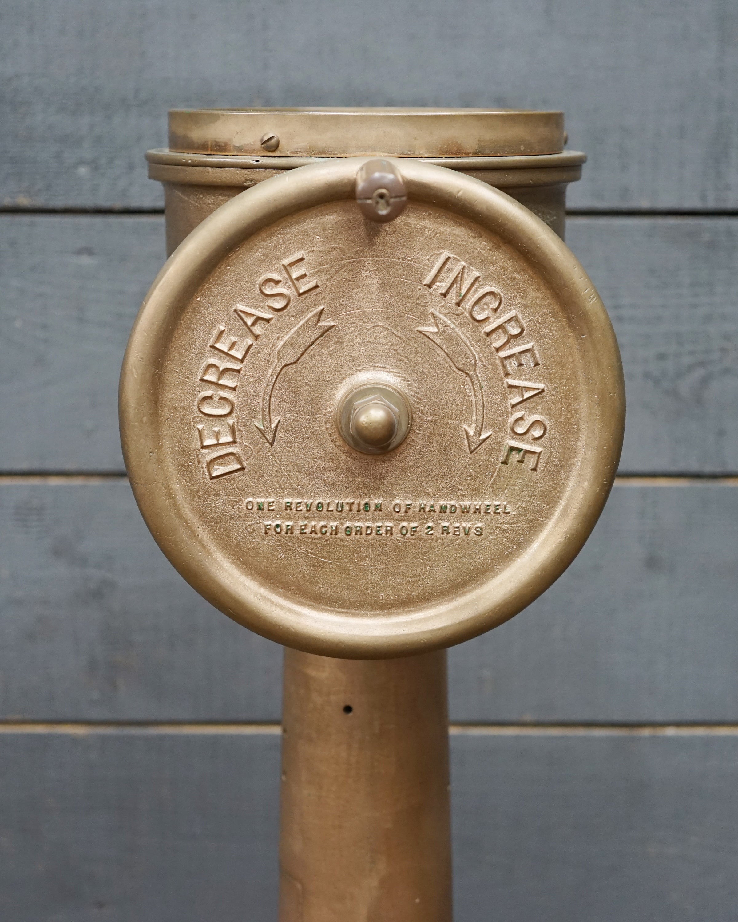 US Navy McNab Brothers Bridge Engine Revolution Indicator / Control Trinity Marine