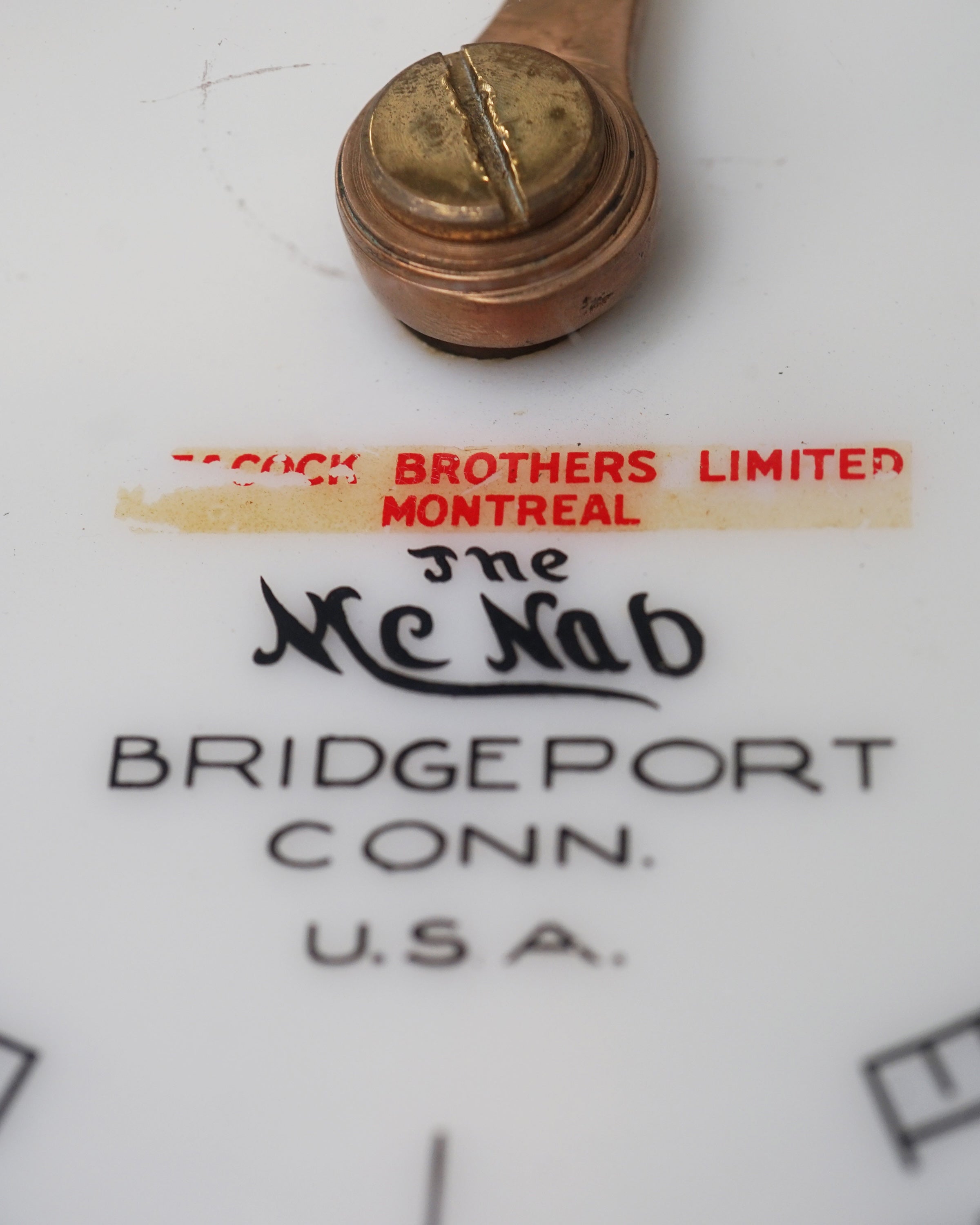 US Navy McNab Brothers Bridge Engine Revolution Indicator / Control Trinity Marine