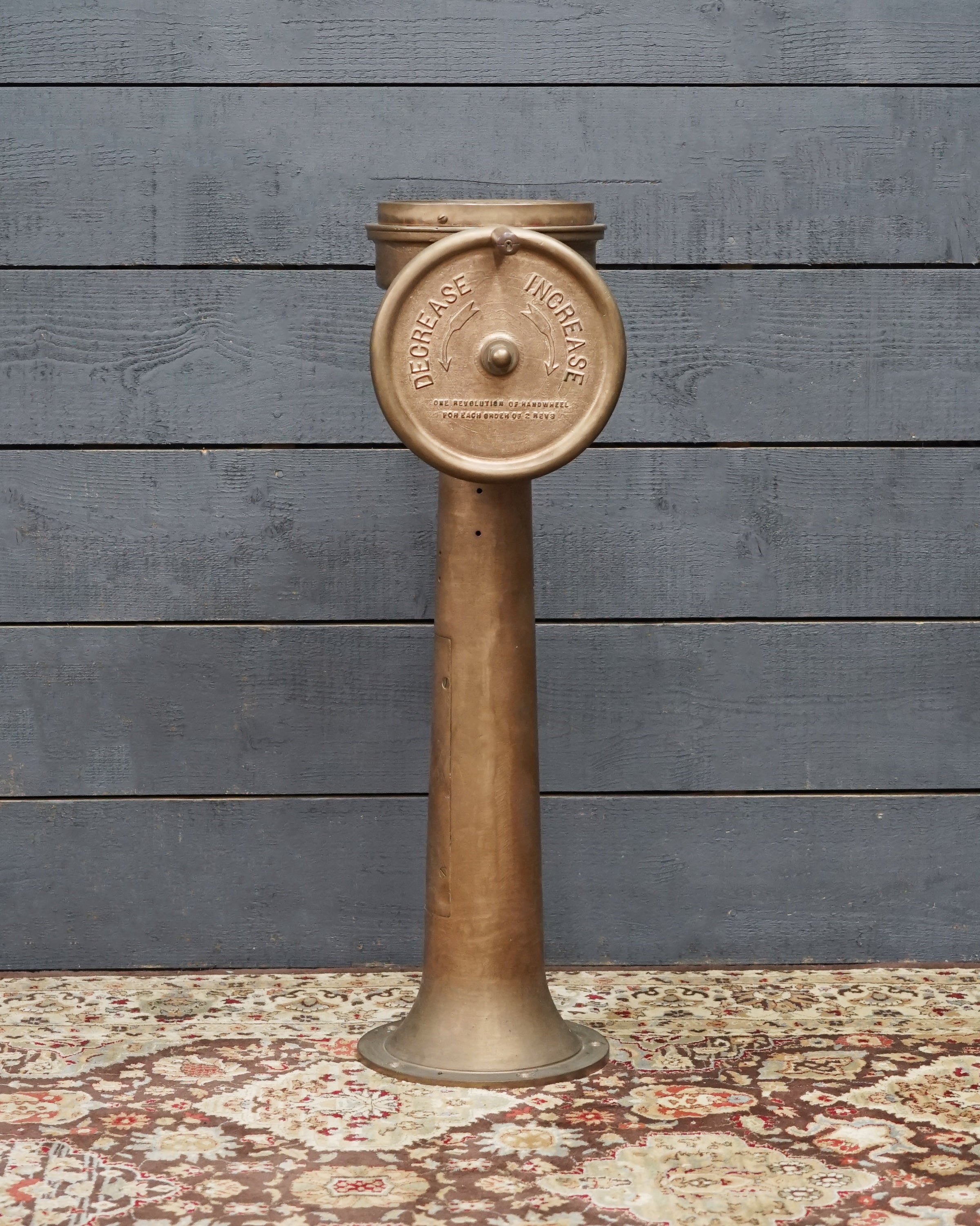 US Navy McNab Brothers Bridge Engine Revolution Indicator / Control Trinity Marine