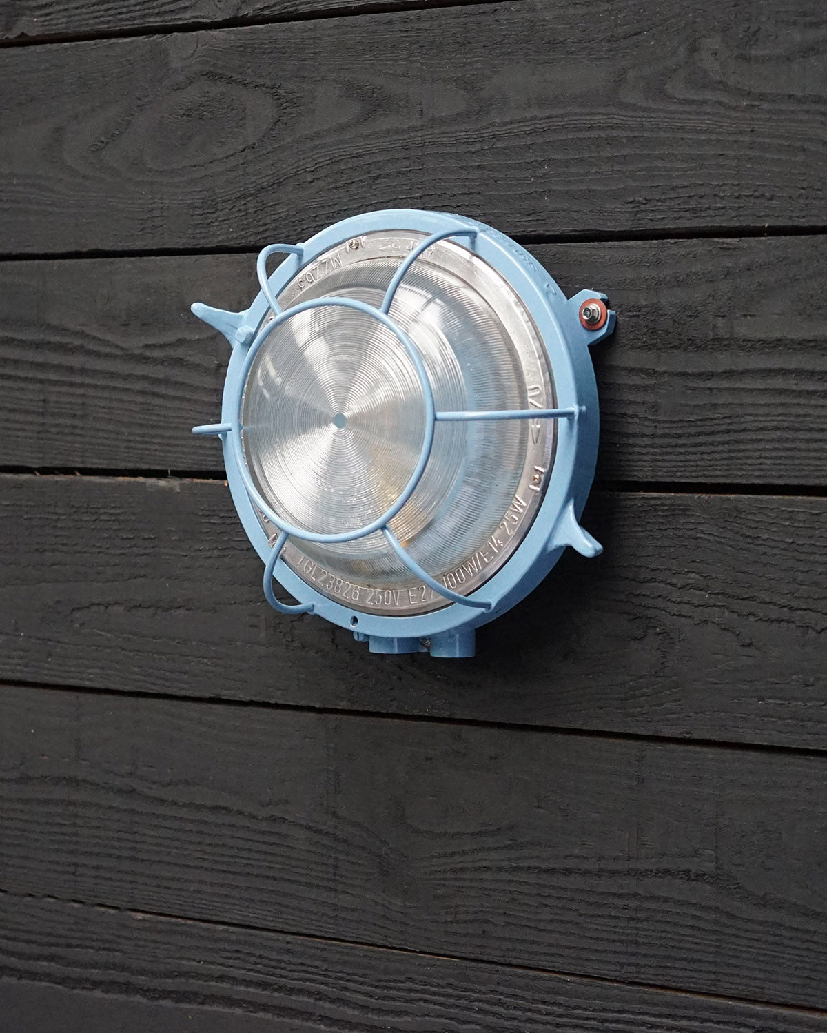 Vintage GDR Ships Wall Light - Tradewind Blue Trinity Marine