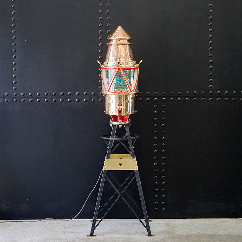 Circa 1920s Trinity House Beacon - Bespoke Stand Trinity Marine
